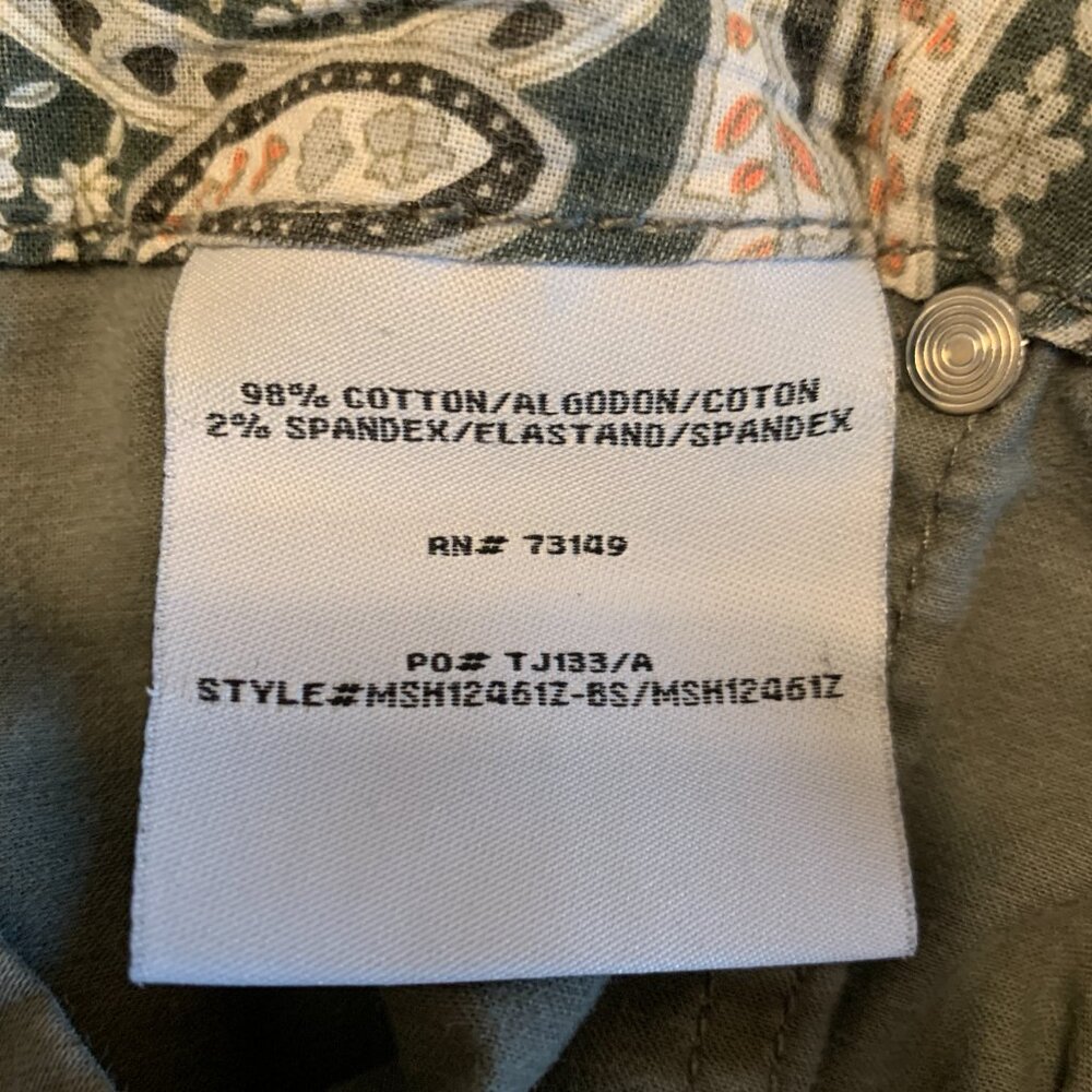 One 5 One Olive Green Shorts Size 10 - Picture 4 of 7